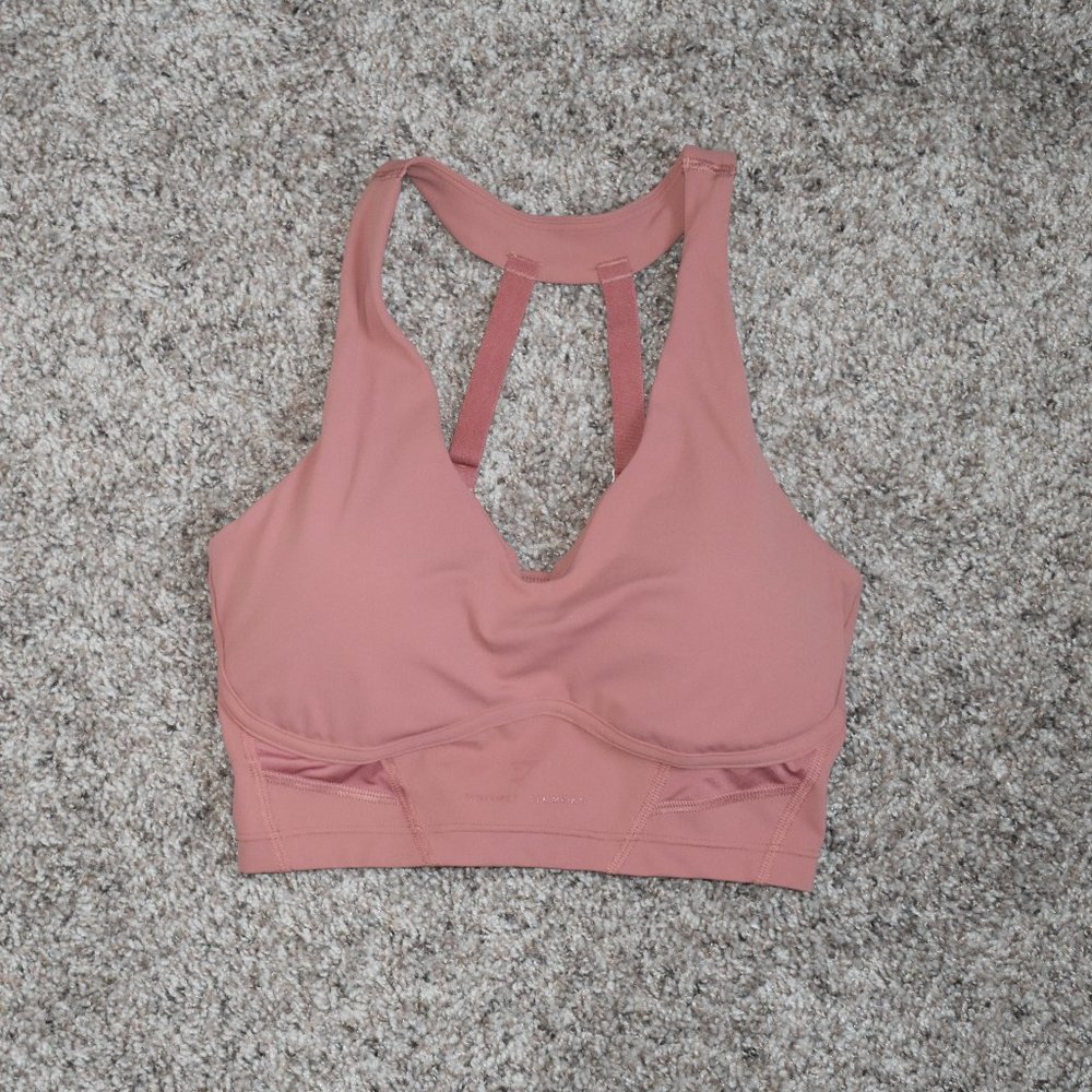 Gymshark - Whitney Simmons Longline Sports Bra - Small - Canyon Red
